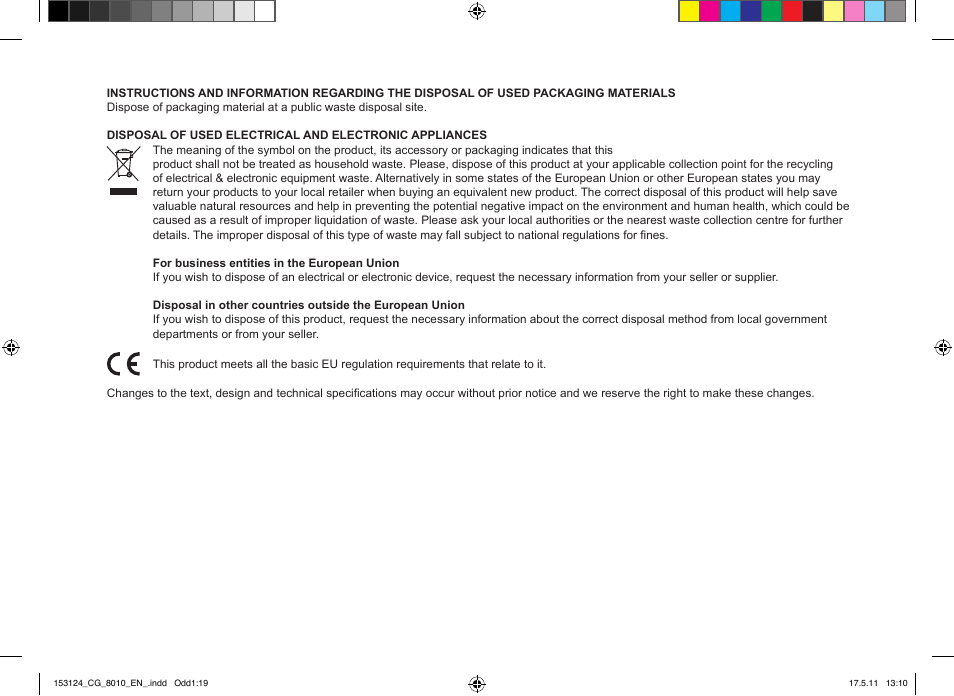 Catler CG 8010 User Manual | Page 19 / 20