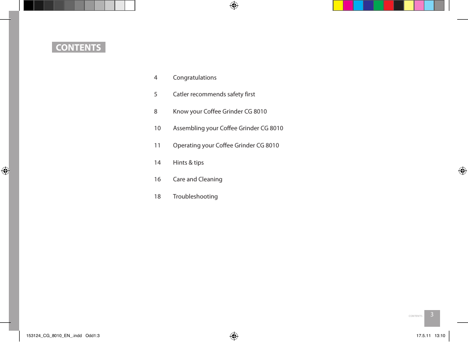 Catler CG 8010 User Manual | Page 3 / 20