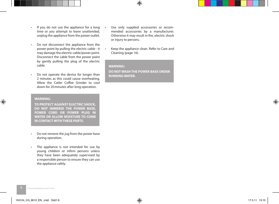 Catler CG 8010 User Manual | Page 6 / 20