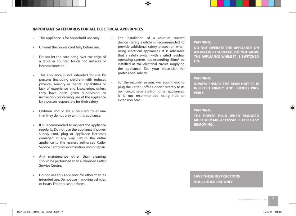 Catler CG 8010 User Manual | Page 7 / 20