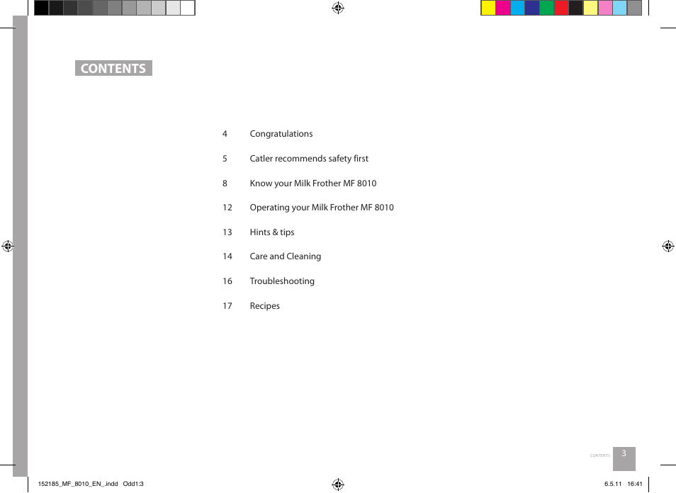 Catler MF 8010 User Manual | Page 3 / 20