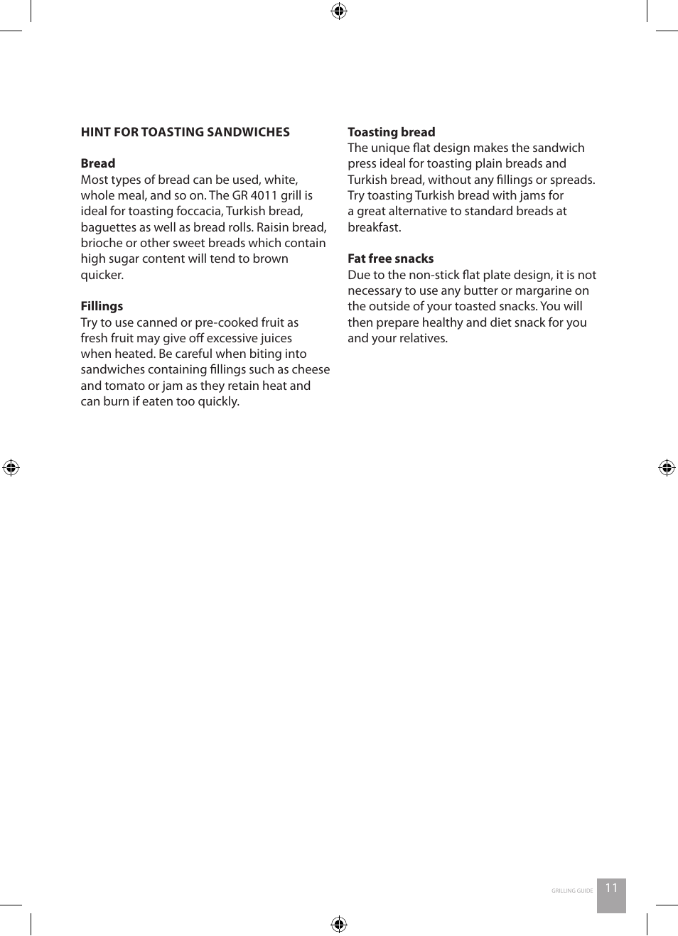 Catler GR 4011 User Manual | Page 13 / 24