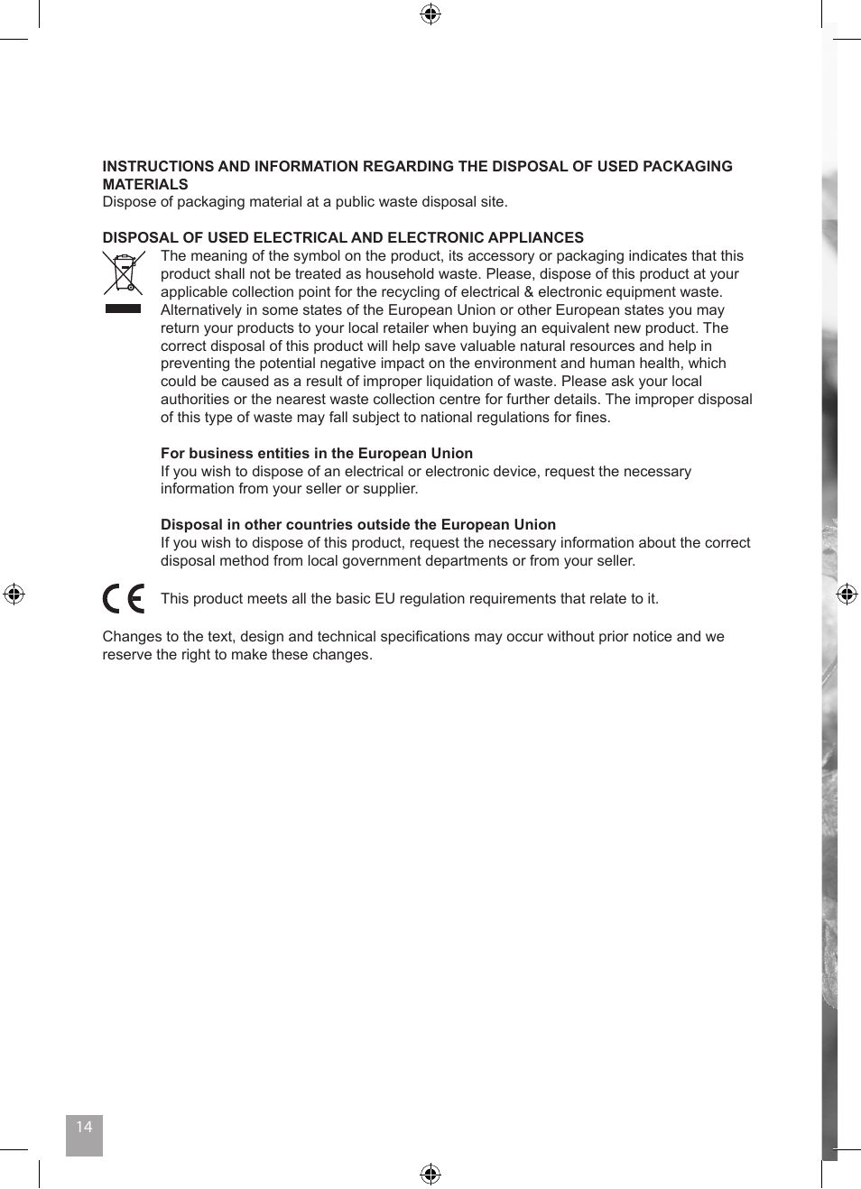 Catler GR 4011 User Manual | Page 16 / 24