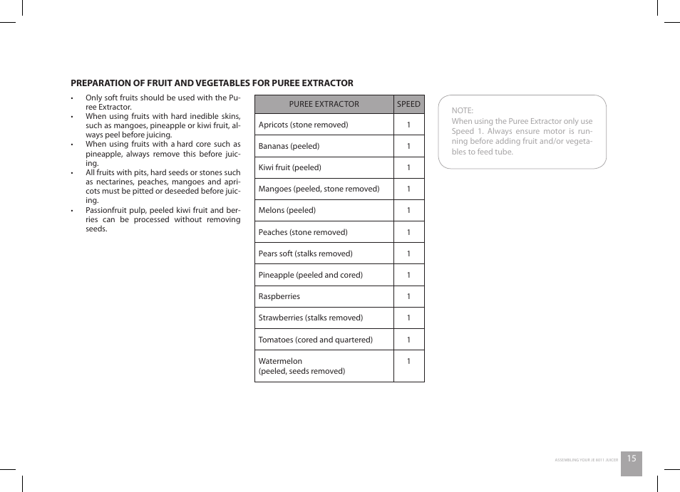 Catler JE 8011 User Manual | Page 15 / 52