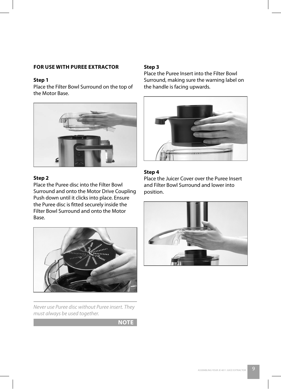 Catler JE 4011 User Manual | Page 11 / 40