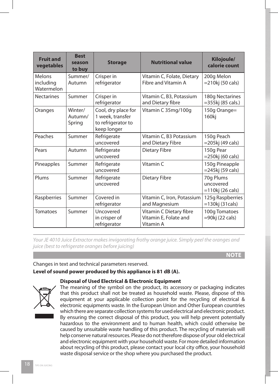 Catler JE 4010 User Manual | Page 20 / 36