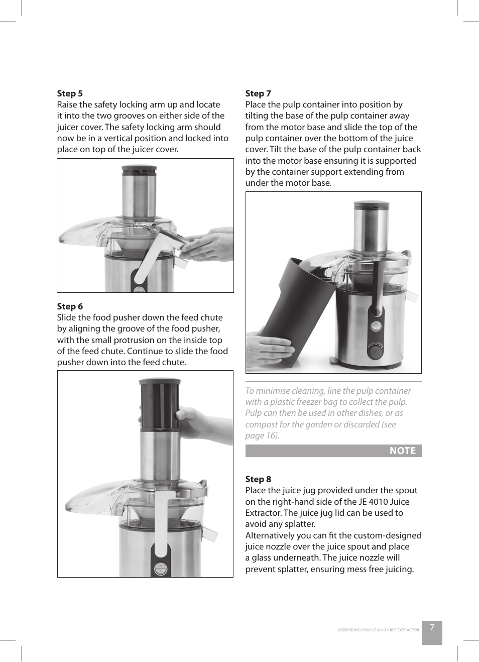 Catler JE 4010 User Manual | Page 9 / 36