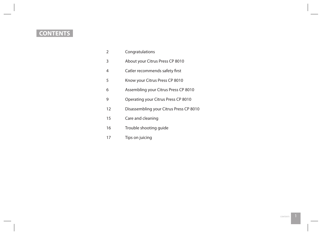 Catler CP 8010 User Manual | Page 3 / 20