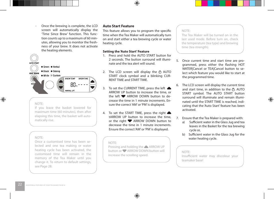 Catler TM 8010 User Manual | Page 22 / 32