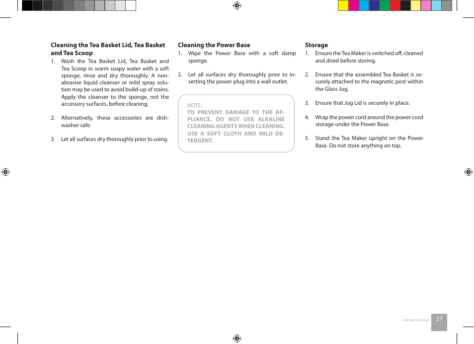 Catler TM 8010 User Manual | Page 27 / 32