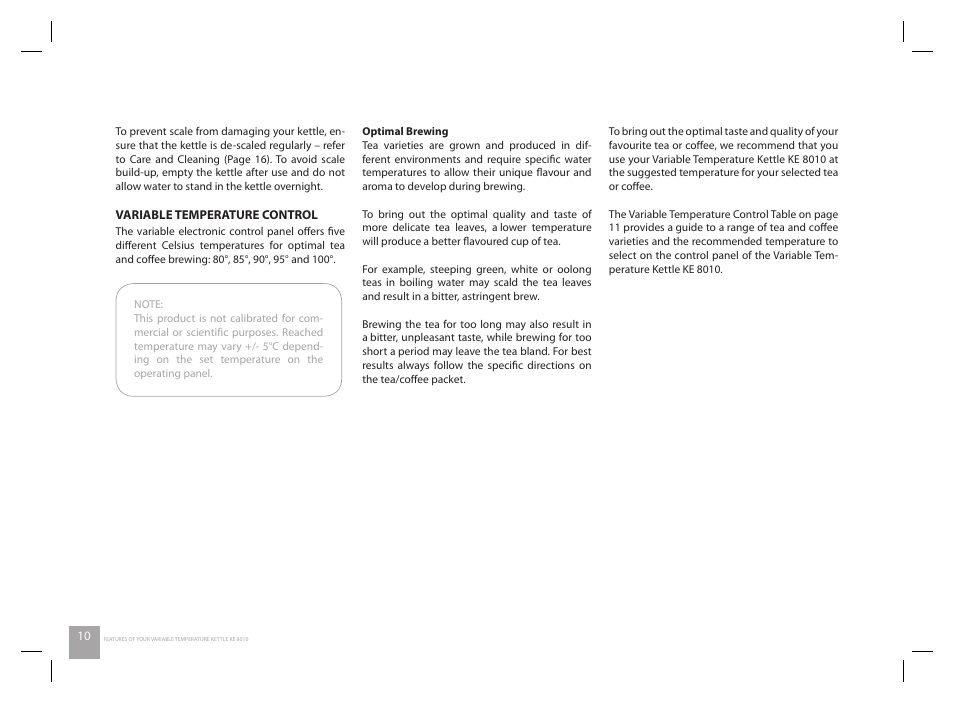 Catler KE 8010 User Manual | Page 10 / 20