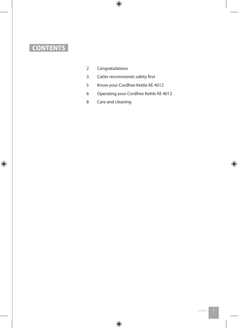 Catler KE 4012 User Manual | Page 3 / 12