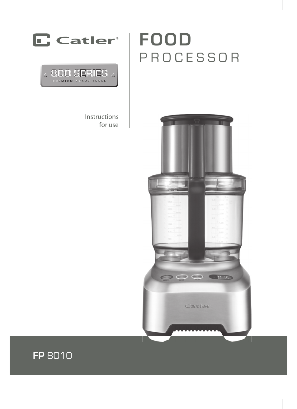 Catler FP 8010 User Manual | 64 pages