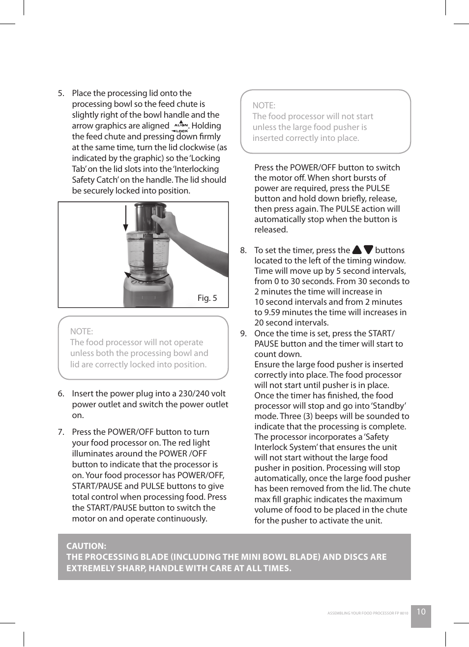 Catler FP 8010 User Manual | Page 11 / 64