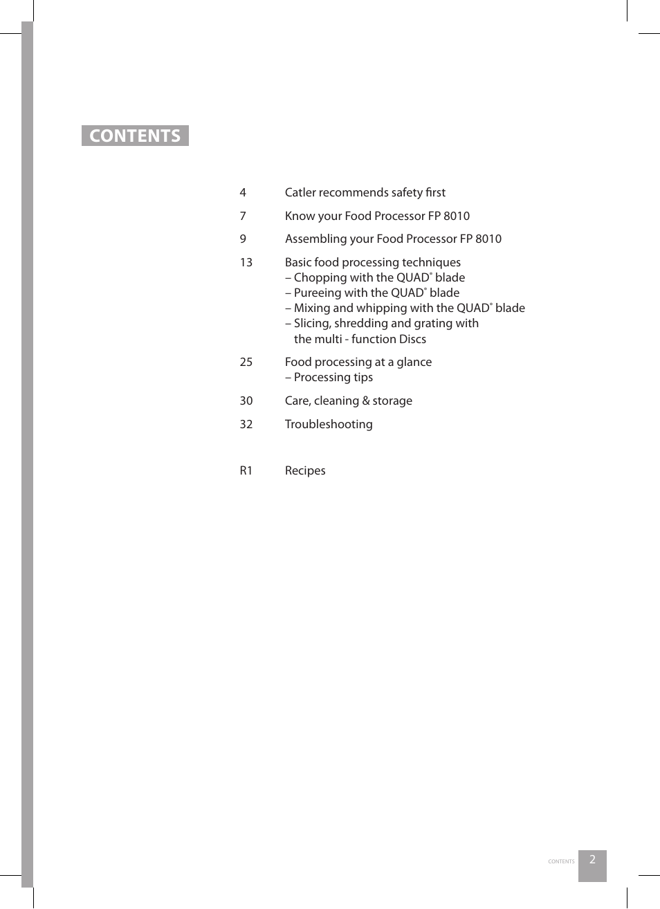Catler FP 8010 User Manual | Page 3 / 64