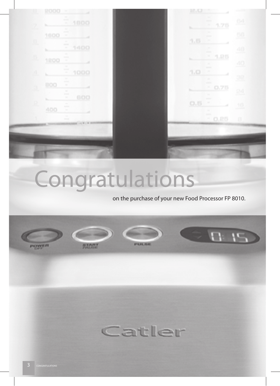 Catler FP 8010 User Manual | Page 4 / 64