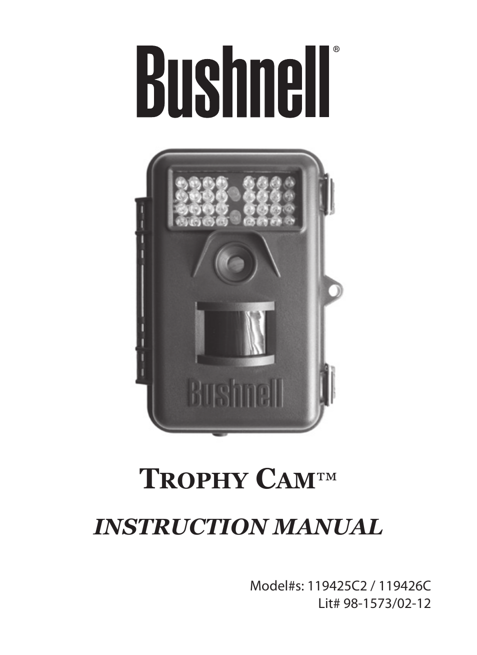 Bushnell TROPHY CAM 119425C2 User Manual | 36 pages