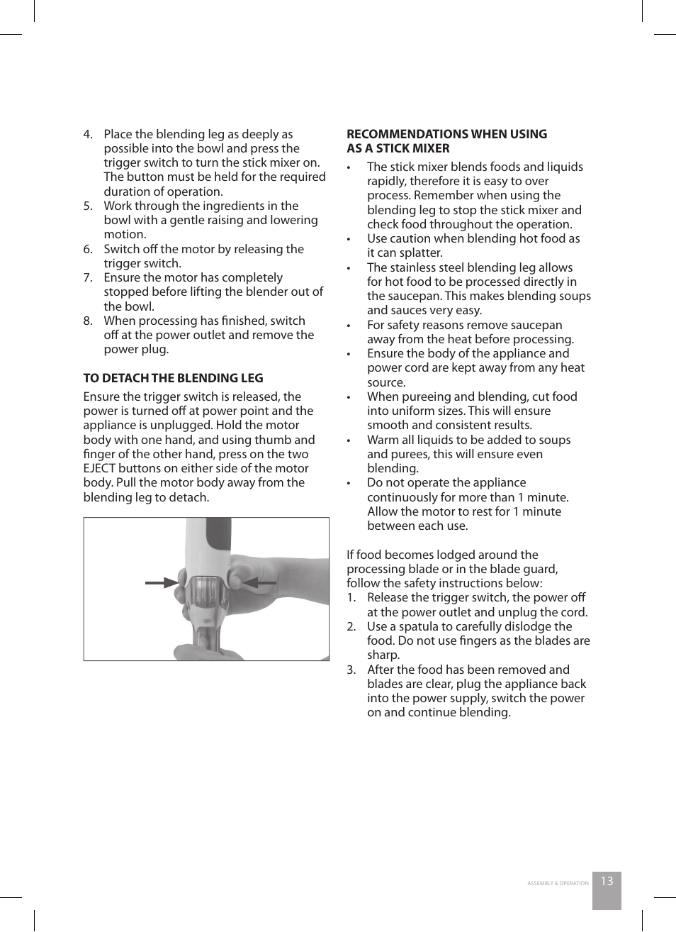 Catler FP 4010 User Manual | Page 13 / 36