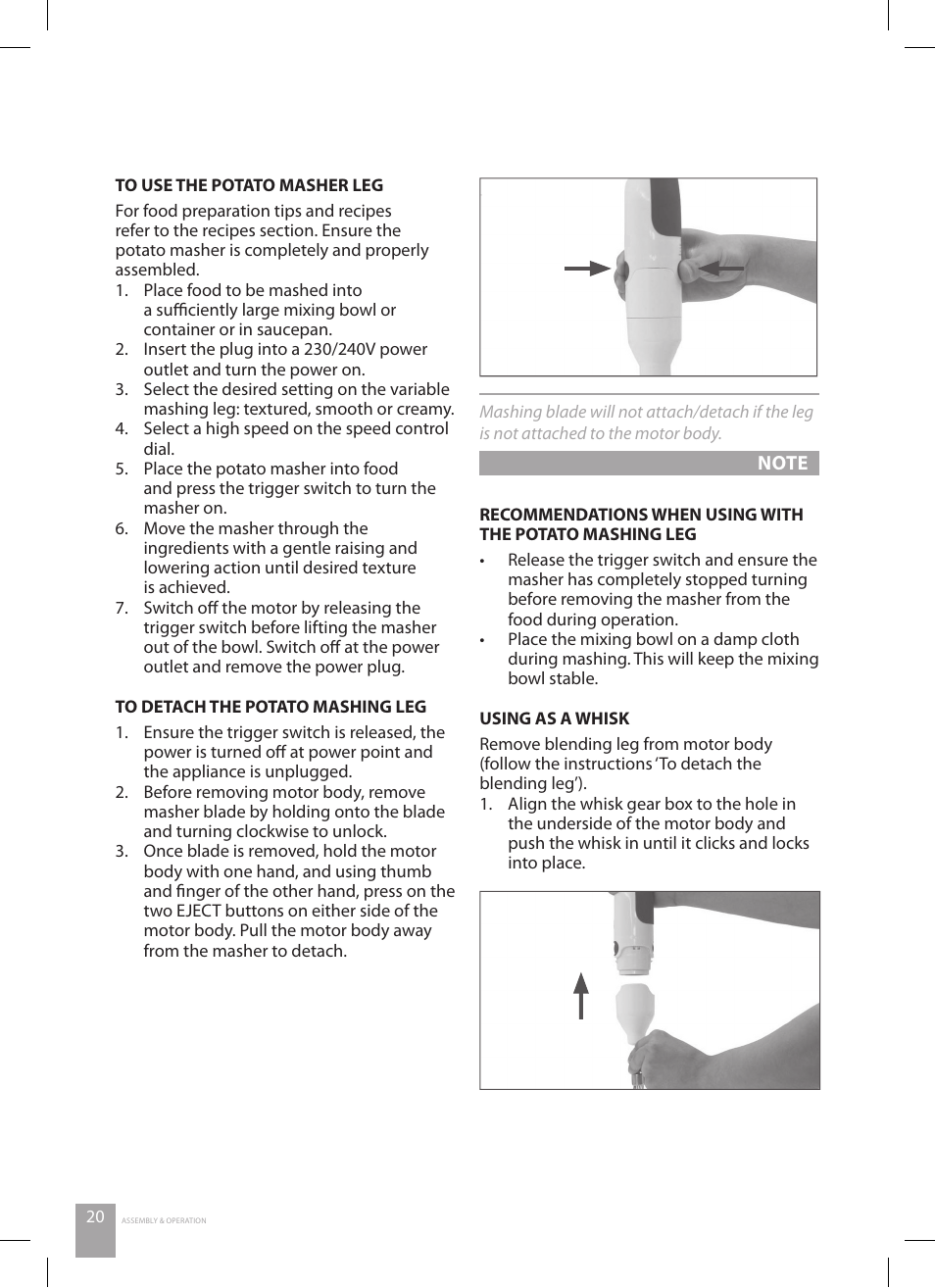 Catler FP 4010 User Manual | Page 20 / 36