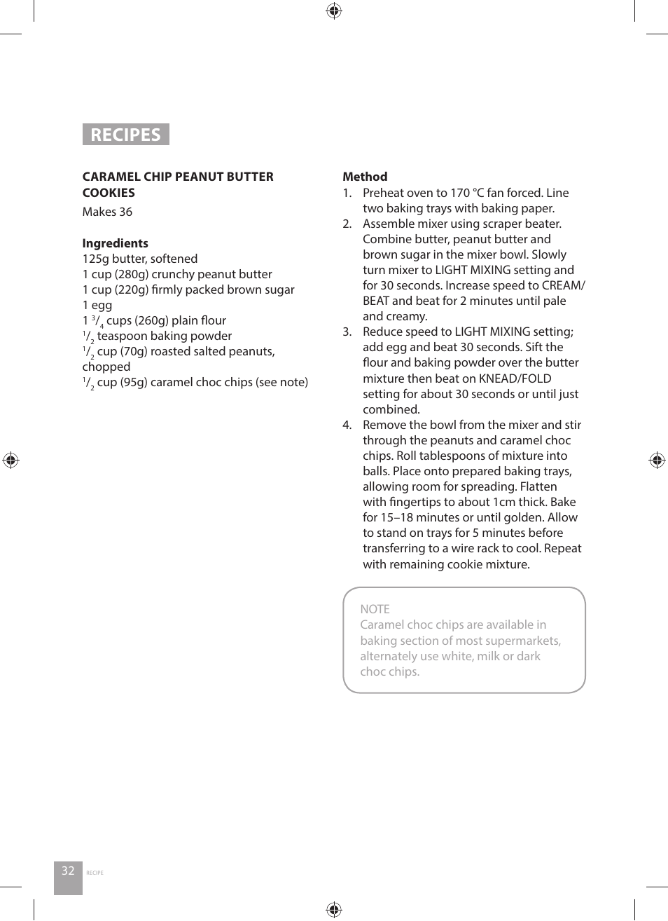 Recipes | Catler KM 8011 User Manual | Page 32 / 44