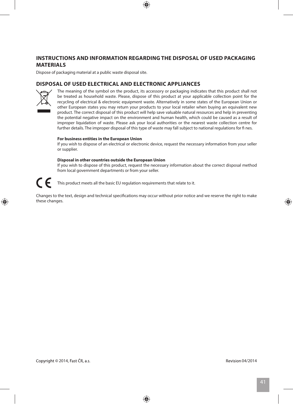 Catler KM 8011 User Manual | Page 41 / 44