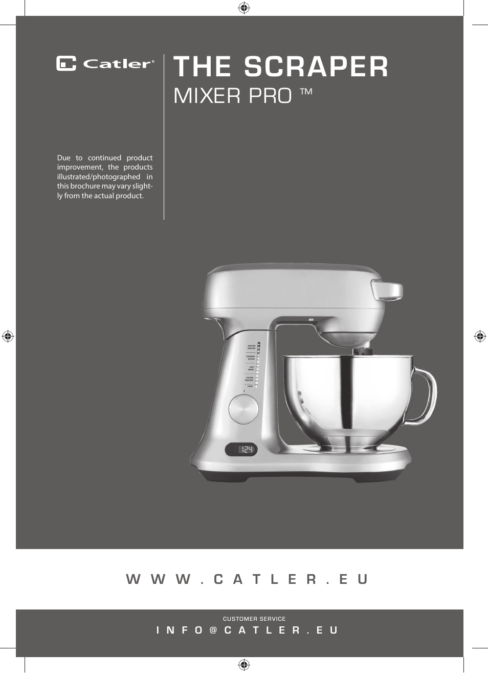 The scraper, Mixer pro | Catler KM 8011 User Manual | Page 44 / 44