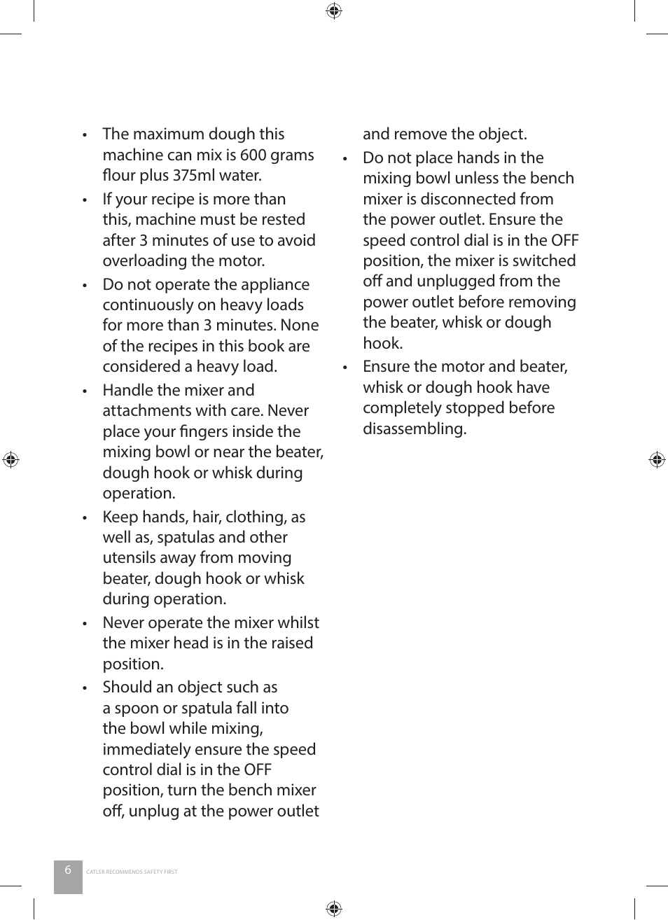 Catler KM 8011 User Manual | Page 6 / 44