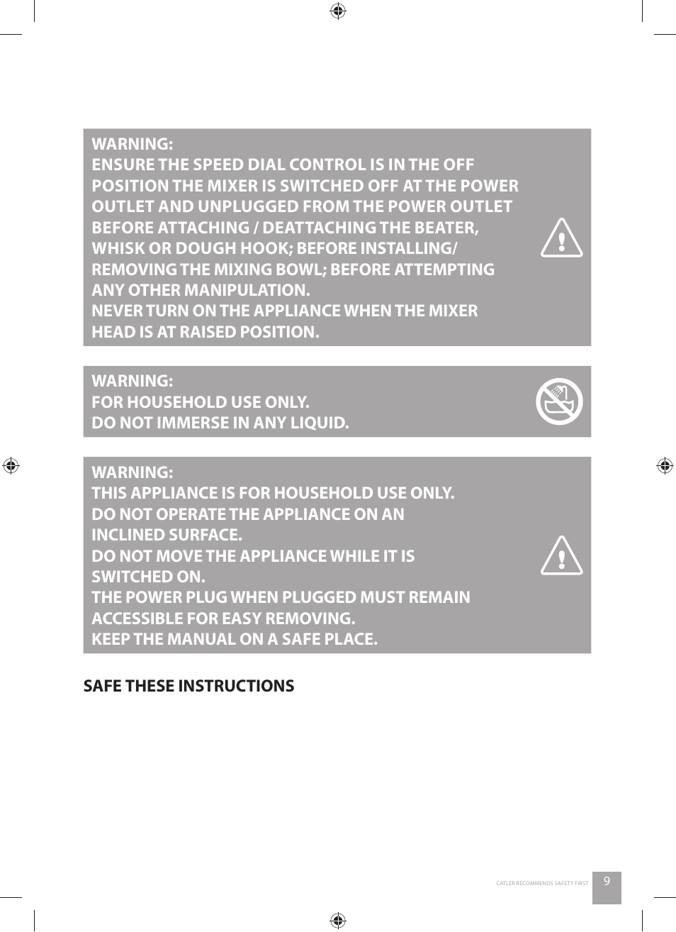 Catler KM 8011 User Manual | Page 9 / 44