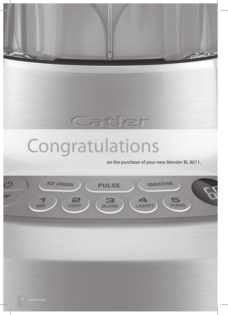 Catler BL 8011 User Manual | Page 4 / 36