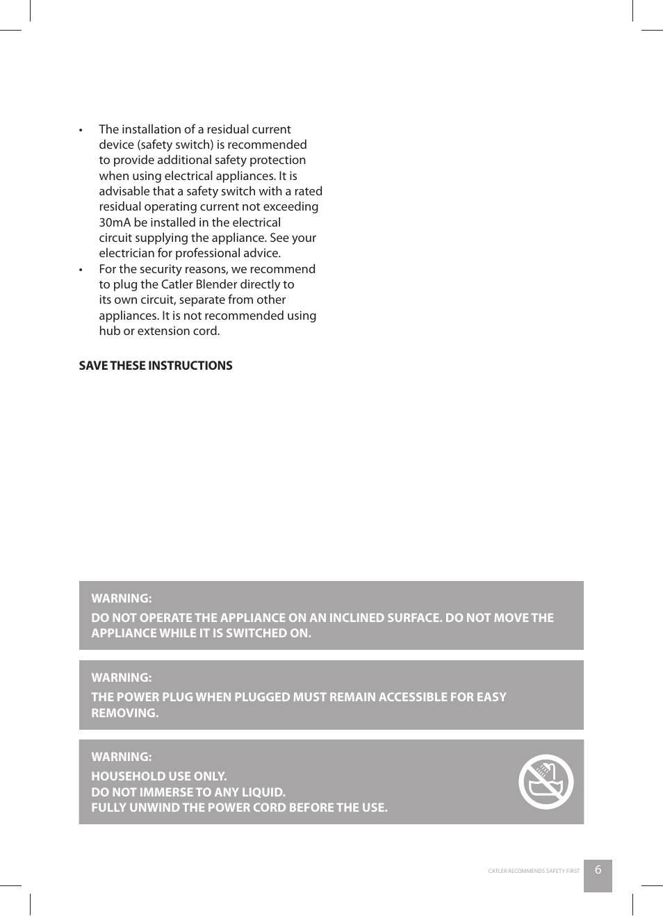 Catler BL 8011 User Manual | Page 7 / 36
