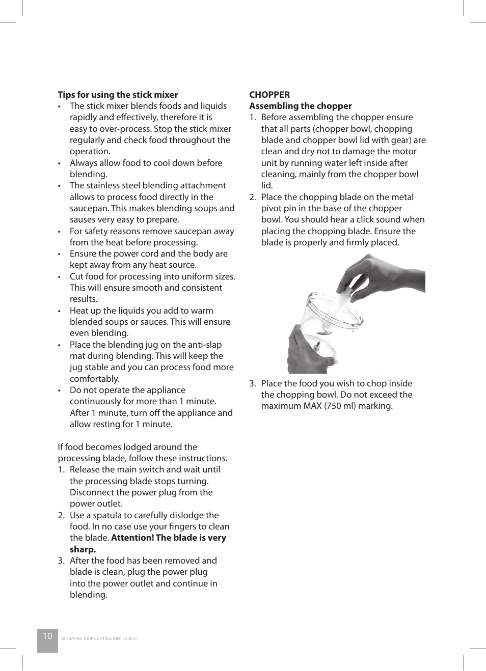 Catler SB 4010 User Manual | Page 12 / 28