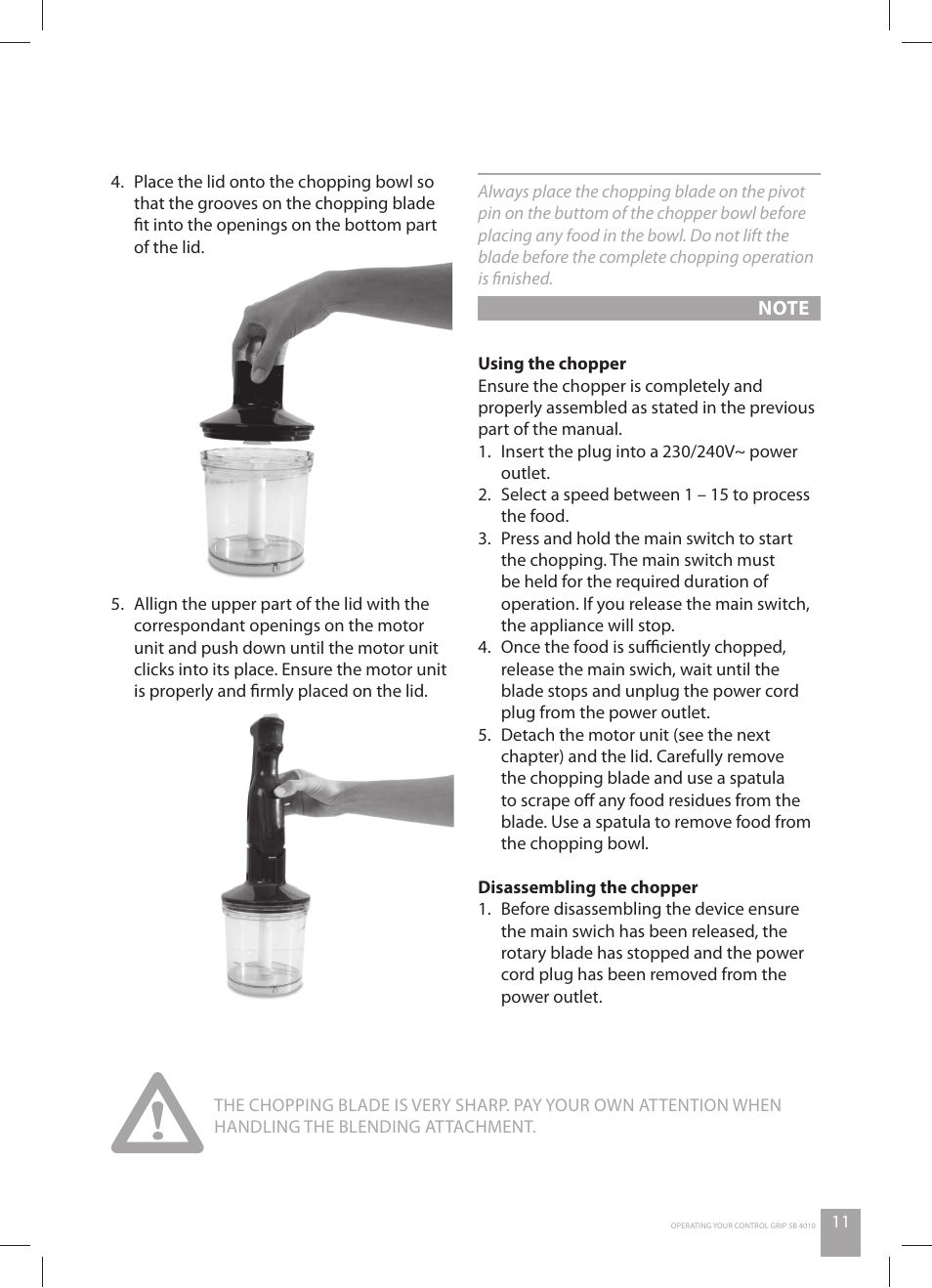 Catler SB 4010 User Manual | Page 13 / 28