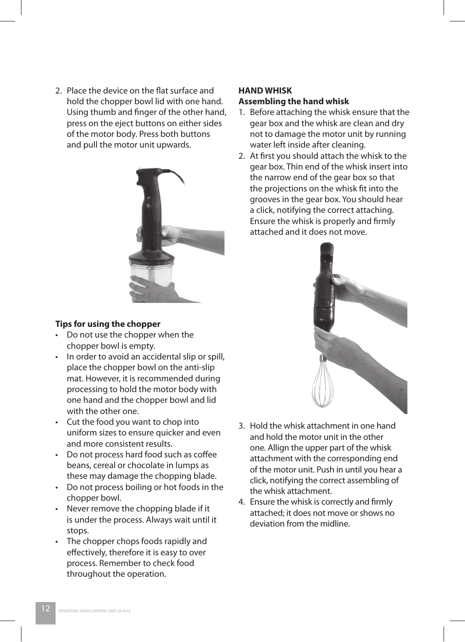 Catler SB 4010 User Manual | Page 14 / 28