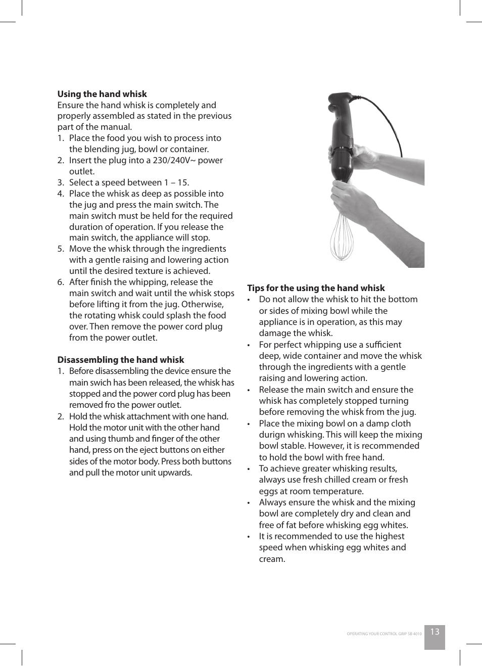 Catler SB 4010 User Manual | Page 15 / 28