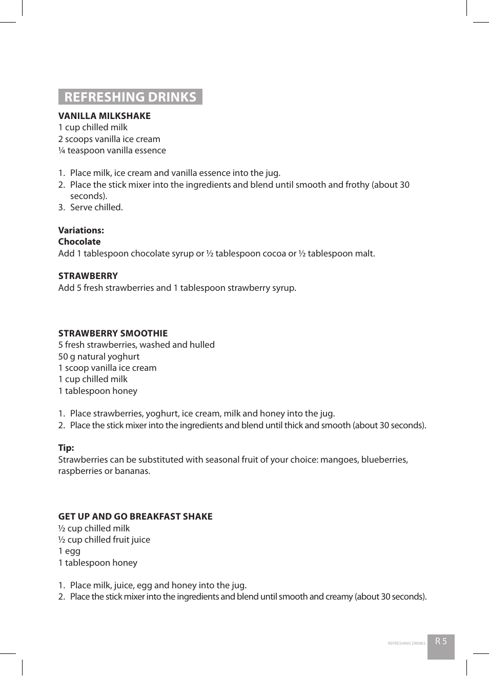 Refreshing drinks | Catler SB 4010 User Manual | Page 23 / 28