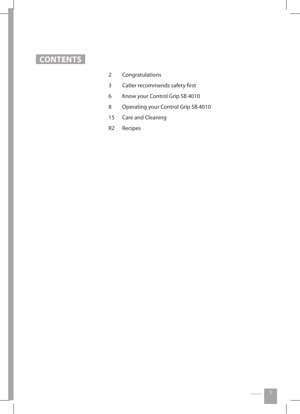 Catler SB 4010 User Manual | Page 3 / 28