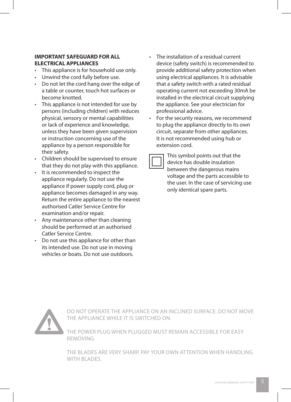 Catler SB 4010 User Manual | Page 7 / 28