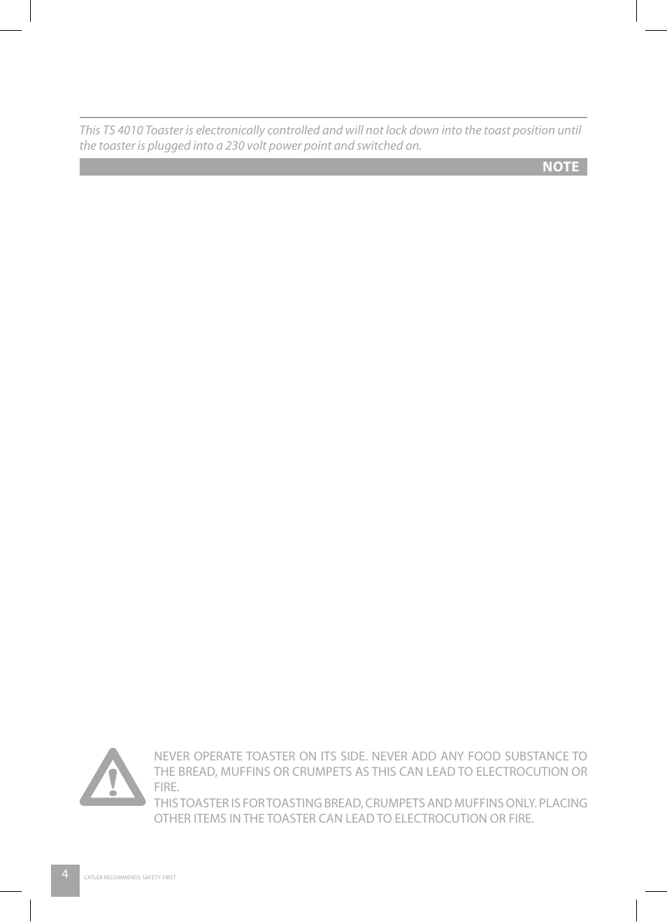 Catler TS 4010 User Manual | Page 6 / 12