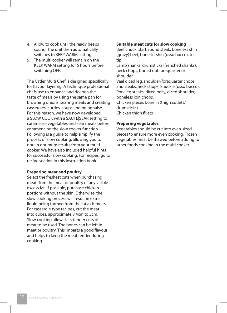 Catler RC 4010 User Manual | Page 14 / 36