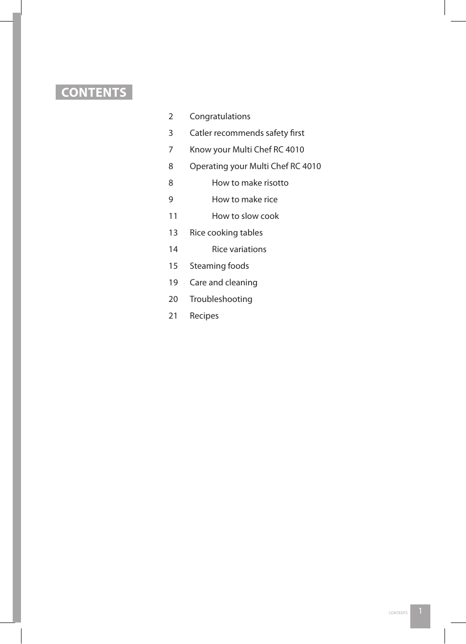 Catler RC 4010 User Manual | Page 3 / 36