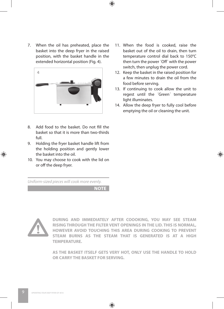 Catler DF 4010 User Manual | Page 10 / 32