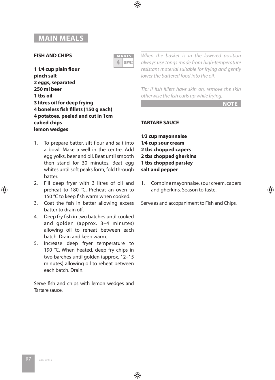 Main meals | Catler DF 4010 User Manual | Page 24 / 32