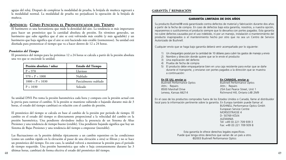 Bushnell DIGITAL NAVIGATION 70-0102 User Manual | Page 26 / 51