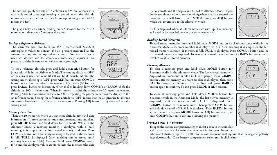 Bushnell DIGITAL NAVIGATION 70-0102 User Manual | Page 8 / 51