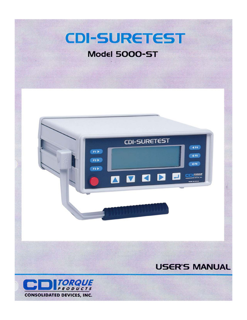 CDI Torque SURETEST Torque Calibration System User Manual | 74 pages