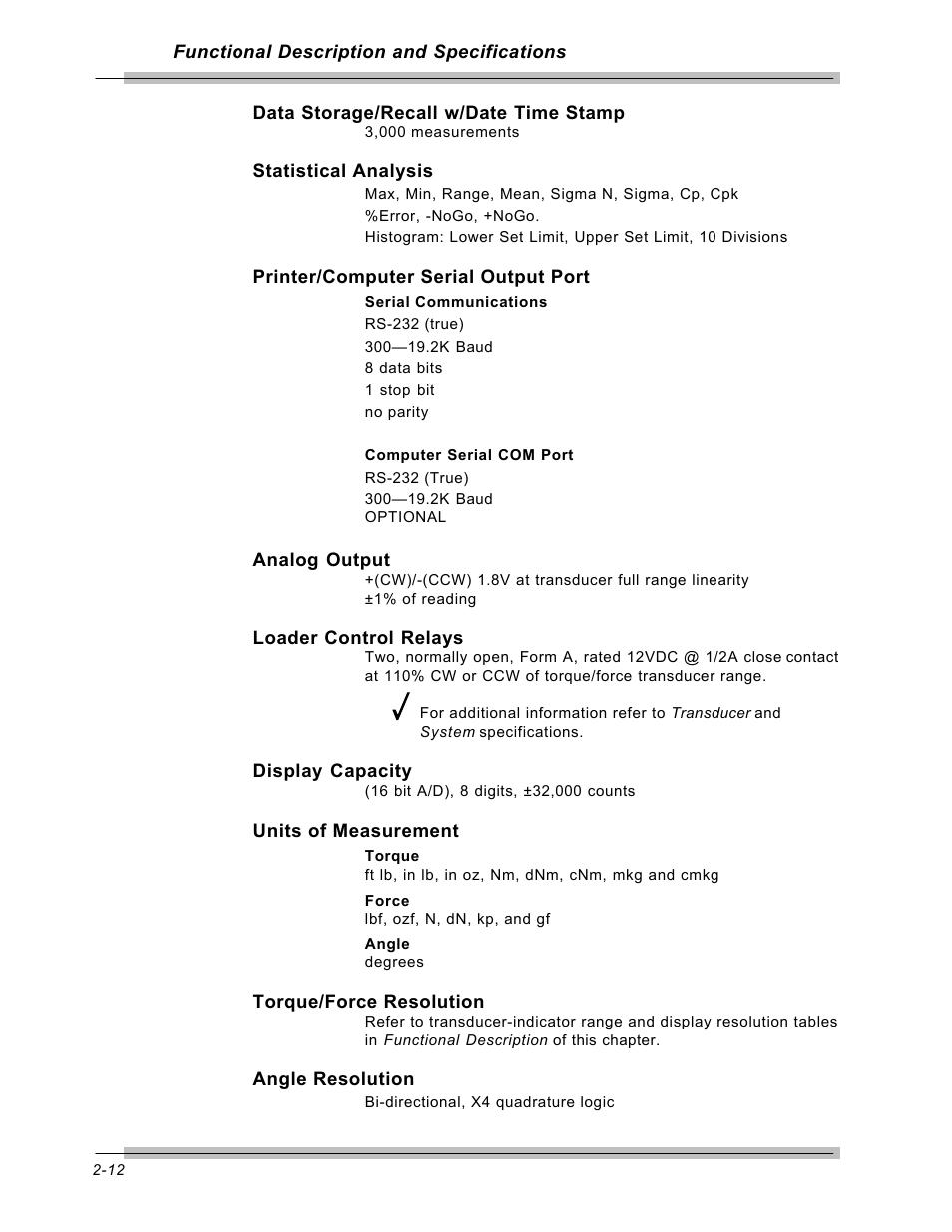 CDI Torque MULTITEST Government User Manual | Page 28 / 96