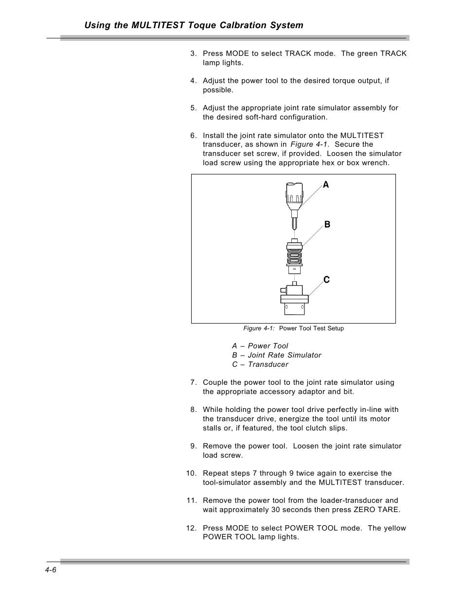 CDI Torque MULTITEST Government User Manual | Page 54 / 96