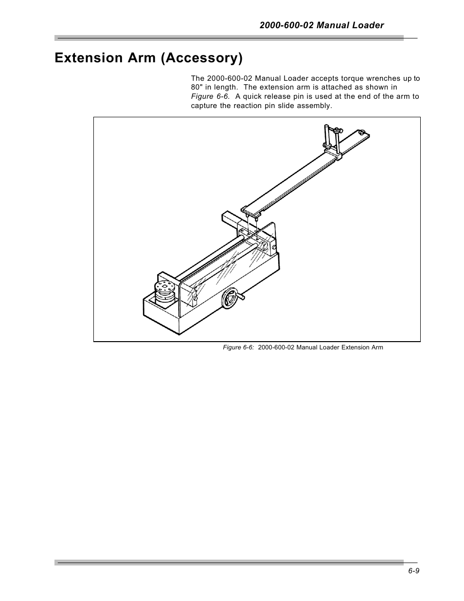 Extension arm (accessory) | CDI Torque MULTITEST Government User Manual | Page 87 / 96