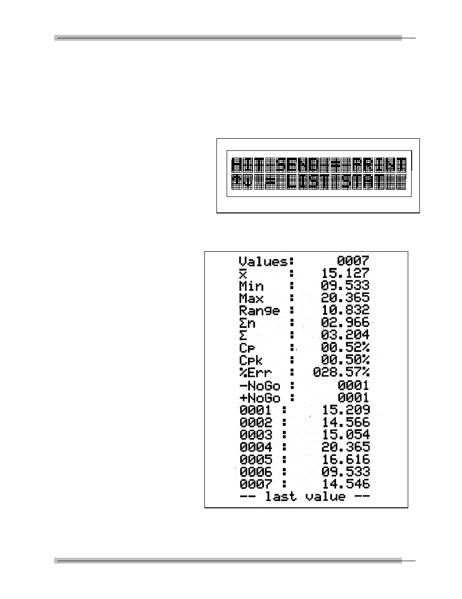 Displaying statistical analysis on lcd | CDI Torque MULTITEST Motorized Loader User Manual | Page 53 / 102