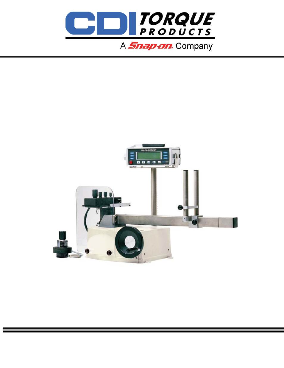 CDI Torque SURETEST AND 600TL Torque Calibration System User Manual | 68 pages